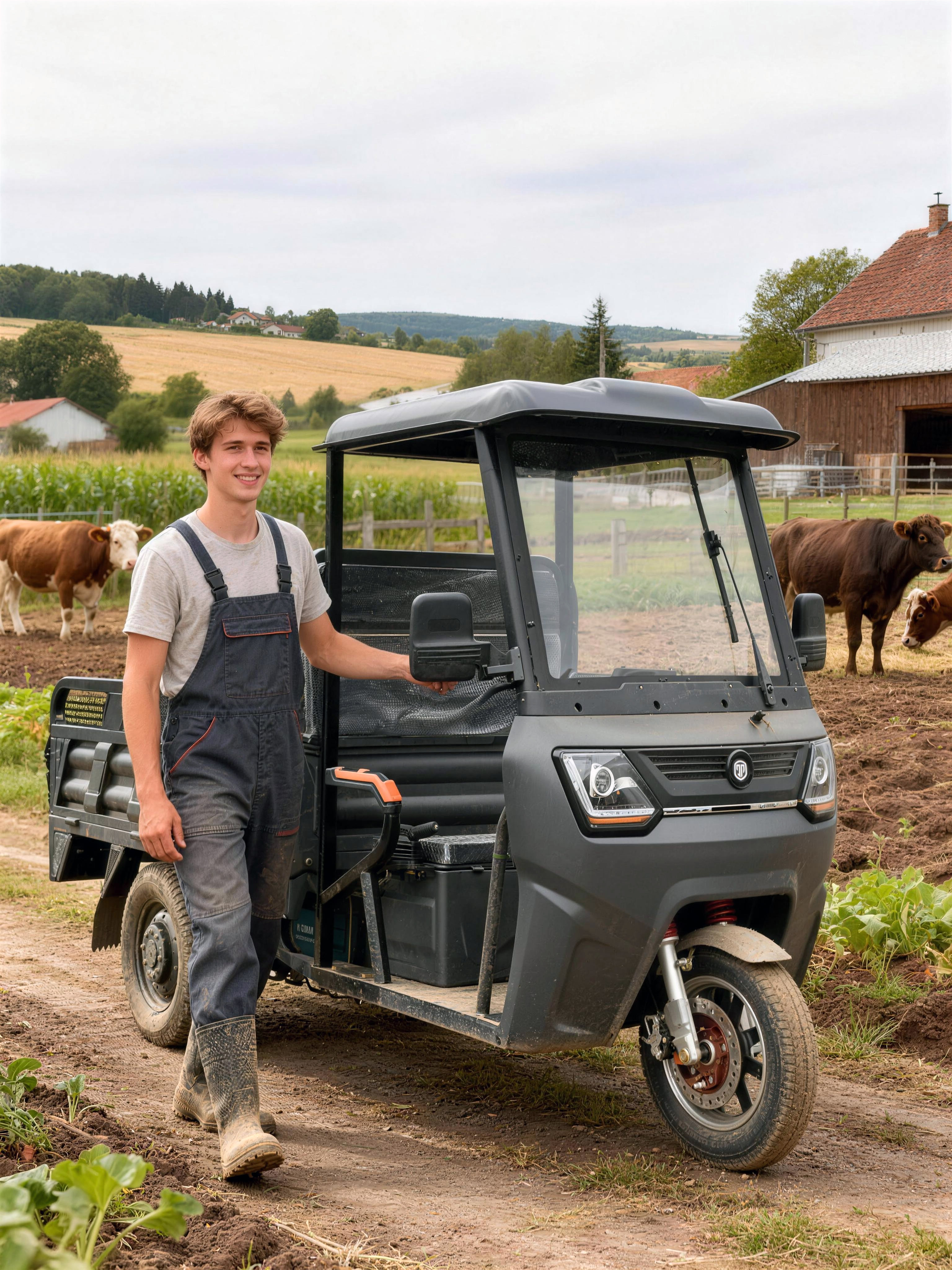 Elektrisches Dreirad